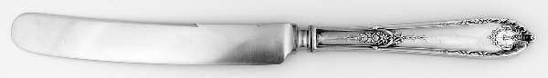 Della Robbia (Sterling, 1922, No Monograms) Old French Hollow Knife with Bolster
