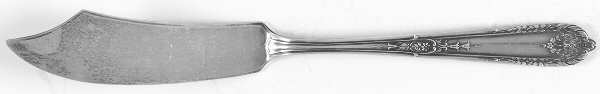 Della Robbia (Sterling, 1922, No Monograms) Flat Handle Master Butter Knife