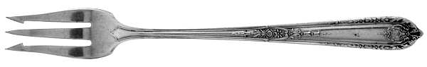 Della Robbia (Sterling, 1922, No Monograms) Old Style Pickle Fork