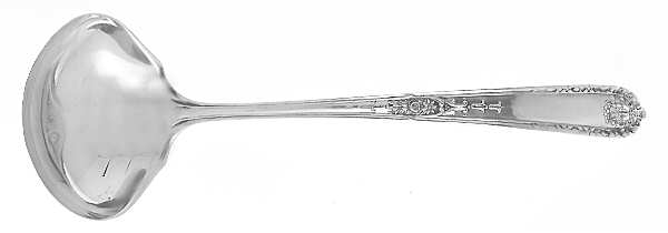 Della Robbia (Sterling, 1922, No Monograms) Solid Piece Cream Ladle
