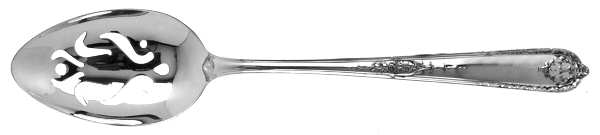 Della Robbia (Sterling, 1922, No Monograms) Pierced Tablespoon (Serving Spoon) HC
