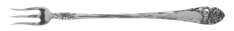 Easter Lily (Silverplate, 1907) Cocktail/Seafood Fork