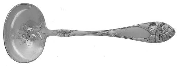 Easter Lily (Silverplate, 1907) Solid Gravy Ladle