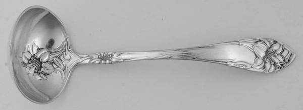 Easter Lily (Silverplate, 1907) Solid Piece Cream Ladle
