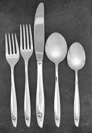 Eternal Rose (Sterling, 1963) 5 Piece Place Size Setting