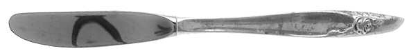 Eternal Rose (Sterling, 1963) Modern Hollow Butter Spreader (Stainless)
