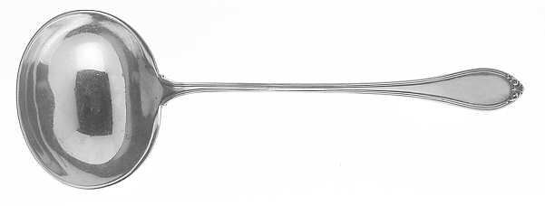 Evangeline (Sterling, 1907) Solid Piece Cream Ladle