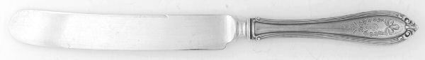 Evangeline No. 7 (Sterling, 1910) Knife-Old French/Hollow-Bolster-Monogram