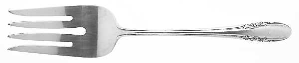 Fashion Lane (Silverplate, 1940) Medium Solid Cold Meat Serving Fork