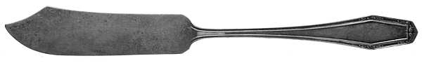 Flanders-New (Sterling, 1923, No Monograms) Flat Handle Master Butter Knife