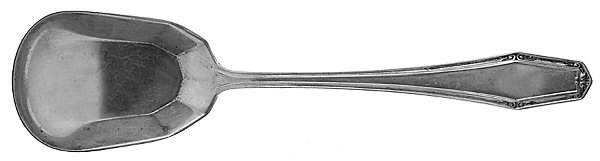 Flanders-New (Sterling, 1923, No Monograms) Sugar Spoon