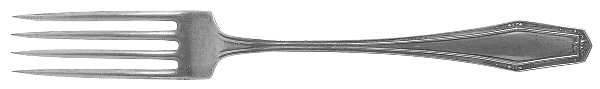 Flanders-New (Sterling, 1923, No Monograms) Fork