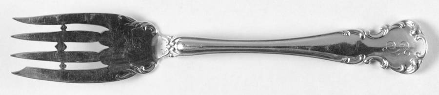 Flanders-Old (Sterling, 1900, No Monograms) Individual Salad Fork