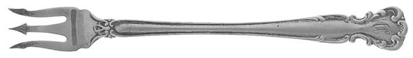 Flanders-Old (Sterling, 1900, No Monograms) Cocktail/Seafood Fork