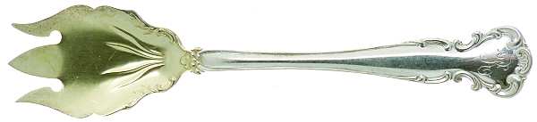 Flanders-Old (Sterling, 1900, No Monograms) Small Ice Cream Fork