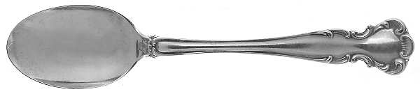 Flanders-Old (Sterling, 1900, No Monograms) Five O'Clock Teaspoon