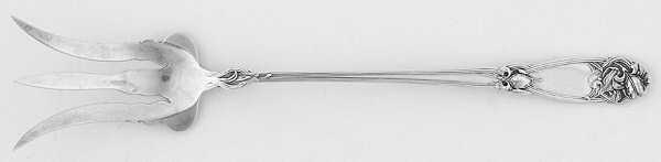 Fleur De Lis (Sterling, 1907) Small Lettuce Serving Fork