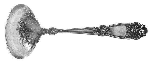 Fleur De Lis (Sterling, 1907) Solid Gravy Ladle