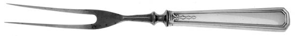 Florence Nightingale (Sterling, 1919) Small Steak Carving Fork with Stainless Prongs