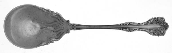 Florentine (Sterling, 1900) Solid Salad Serving Spoon