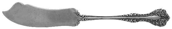 Florentine (Sterling, 1900) Flat Handle Butter Spreader