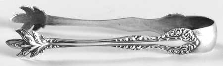 Florentine (Sterling, 1900) Small Sugar Tongs