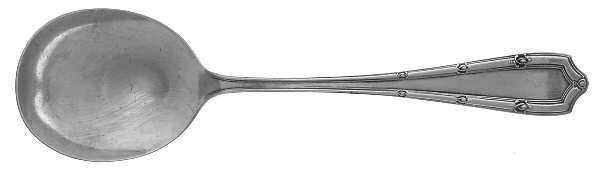 Francis I (Sterling, 1910, No Monograms) Round Bowl Soup Spoon (Gumbo)