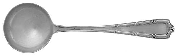 Francis I (Sterling, 1910, No Monograms) Round Bowl Soup Spoon (Bouillon)