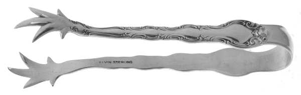French Scroll (Sterling, 1953) Sugar Tongs