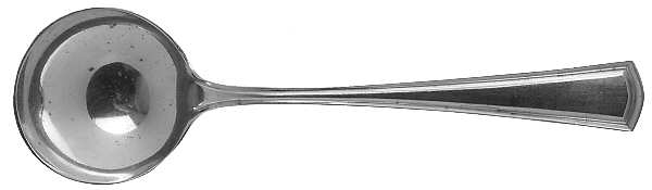 George Washington (Silverplate, 1913) Round Bowl Soup Spoon (Bouillon)