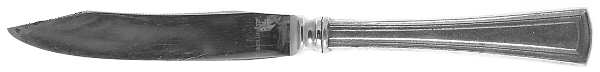 George Washington (Silverplate, 1913) Orange Knife with Silverplate Blade