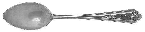 Hamilton Engraved (Sterling, 1910) Teaspoon