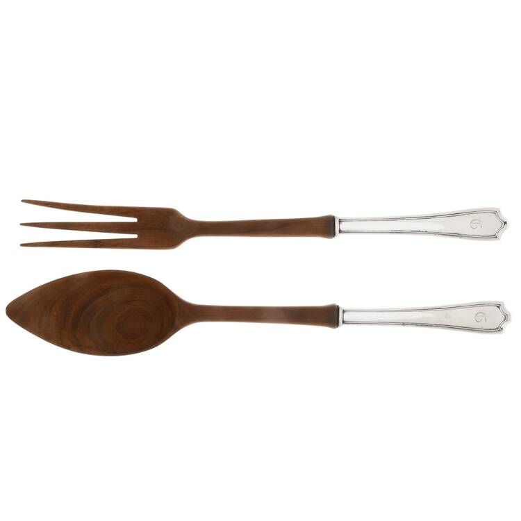 Hamilton (Sterling, 1910) Wooden Bowl 2-Piece Salad Set