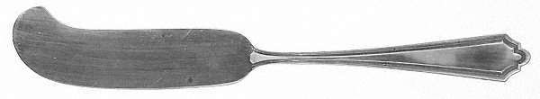 Hamilton (Sterling, 1910) Flat Handle Master Butter Knife