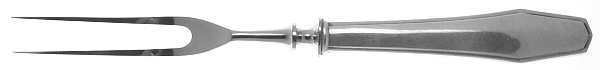 Hampton (Sterling, 1910-1912) Small Steak Carving Fork with Stainless Prongs