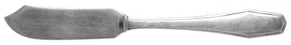 Hampton (Sterling, 1910-1912) Flat Handle Butter Spreader