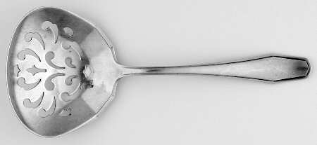 Hampton (Sterling, 1910-1912) Solid Bon Bon Spoon with Pierced Bowl