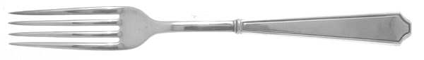 Jenny Lind (Sterling, 1920, No Monograms) Hollow Handle Fork
