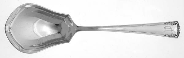 Lafayette (Silverplate, 1915) Monogram Large Solid Berry/Casserole Spoon