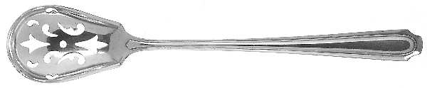 Lorna Doone (Sterling, 1925) Pierced Bowl Short Handle Olive Spoon