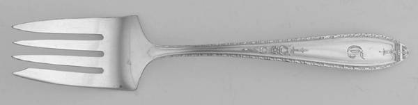 Louisiana (Silverplate, 1924) Monogram Individual Salad Fork