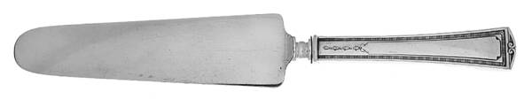 Luxor (Silverplate, 1924, No Monograms) Pie Server with Silverplate Blade