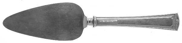 Luxor (Silverplate, 1924, No Monograms) Cheese Server with Silverplate Blade