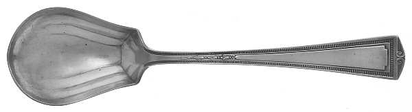 Luxor (Silverplate, 1924, No Monograms) Sugar Spoon
