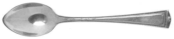 Luxor (Silverplate, 1924, No Monograms) Demitasse Spoon