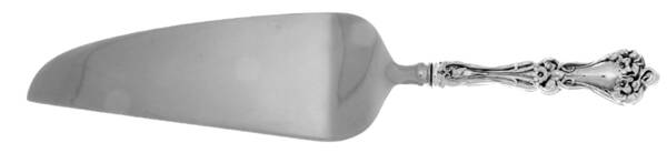 Majestic (Sterling, 1900, No Monograms) Pie and Cake Server with Stainless Blade HC