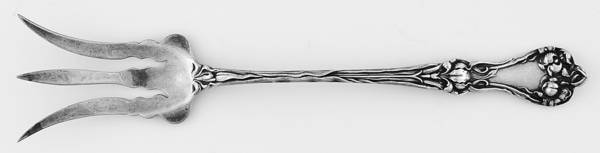 Majestic (Sterling, 1900, No Monograms) Small Lettuce Serving Fork