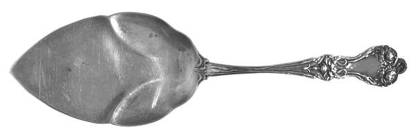 Majestic (Sterling, 1900, No Monograms) Large Solid Pie Knife