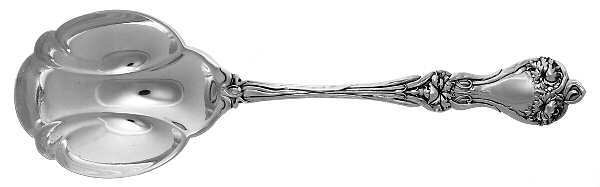 Majestic (Sterling, 1900, No Monograms) Small Solid Berry/Casserole Spoon