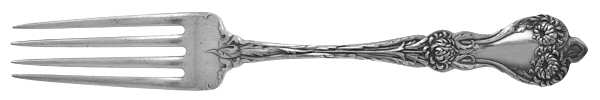 Majestic (Sterling, 1900, No Monograms) Fork